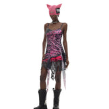 メタリックパンクドレス