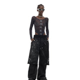 ムーン メッシュ ボディスーツ