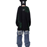 グラフィティ ニット フードスカーフ