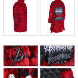 ストライプファーコート