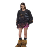 二重構造の長袖上着