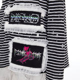 ストリップド ロングスリーブ