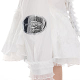 レースパフシャツ