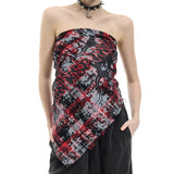 レトロ プラッド バンダナ