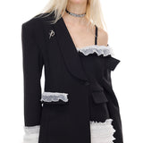 オフショルダー ブレザー