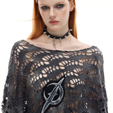 オンブレ メッシュ Tシャツ