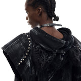 ブラシストローク フーディ