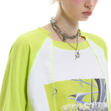 フューチャリスティック パッチ ロングスリーブ