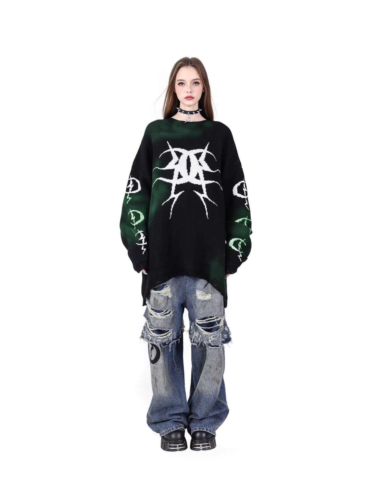 グラフィティムーンセーター