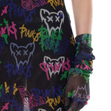 グラフィティ メッシュ ドレス