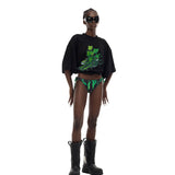 猫の骨格 Tシャツ