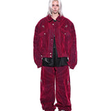 セグメントデニムボンバー