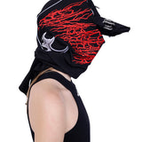 スカーフ付きバイザーキャップ