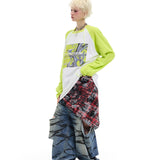 フューチャリスティック パッチ ロングスリーブ