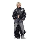 フラップ付き綿布のズボン