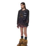 二重構造の長袖上着