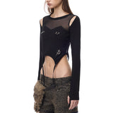 再構築された締め衣装トップ