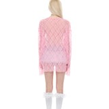 シアーレースロングスリーブ