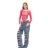 ムーン メッシュ ボディスーツ