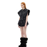 ブラシストローク フーディ