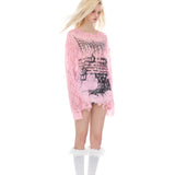 シアーレースロングスリーブ