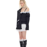 オフショルダー ブレザー