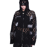 ニットフーディ