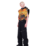 Flame Mohawk Vest
