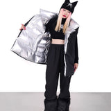 リバーシブルパファーベスト