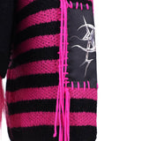 パッチワークパンクセーター