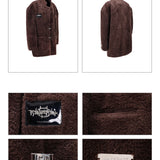 キャラメルスエードタッチコート