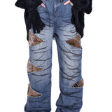 フェラル ストライプ ジーンズ