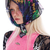 グラフィティ メッシュ スカーフ